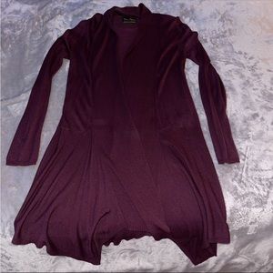 Dark red/ purple comfortable elegant  cardigan